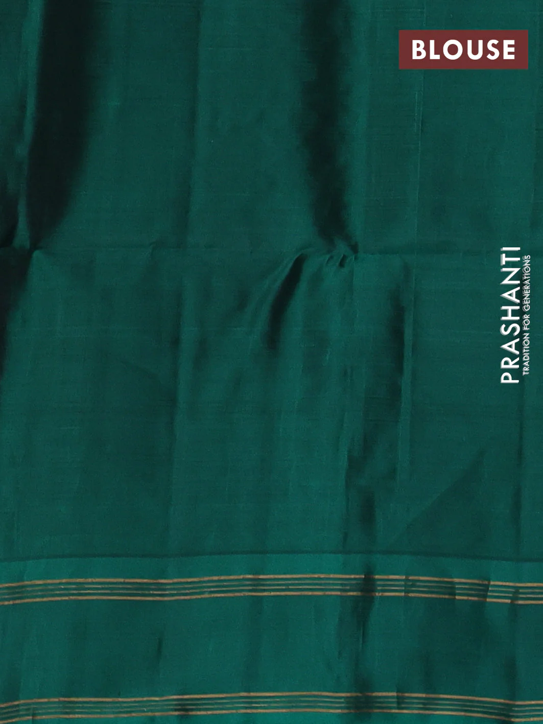 Kanchipuram soft silk saree coffee brown and green with zari woven buttas and rettapet zari woven border - Image 3
