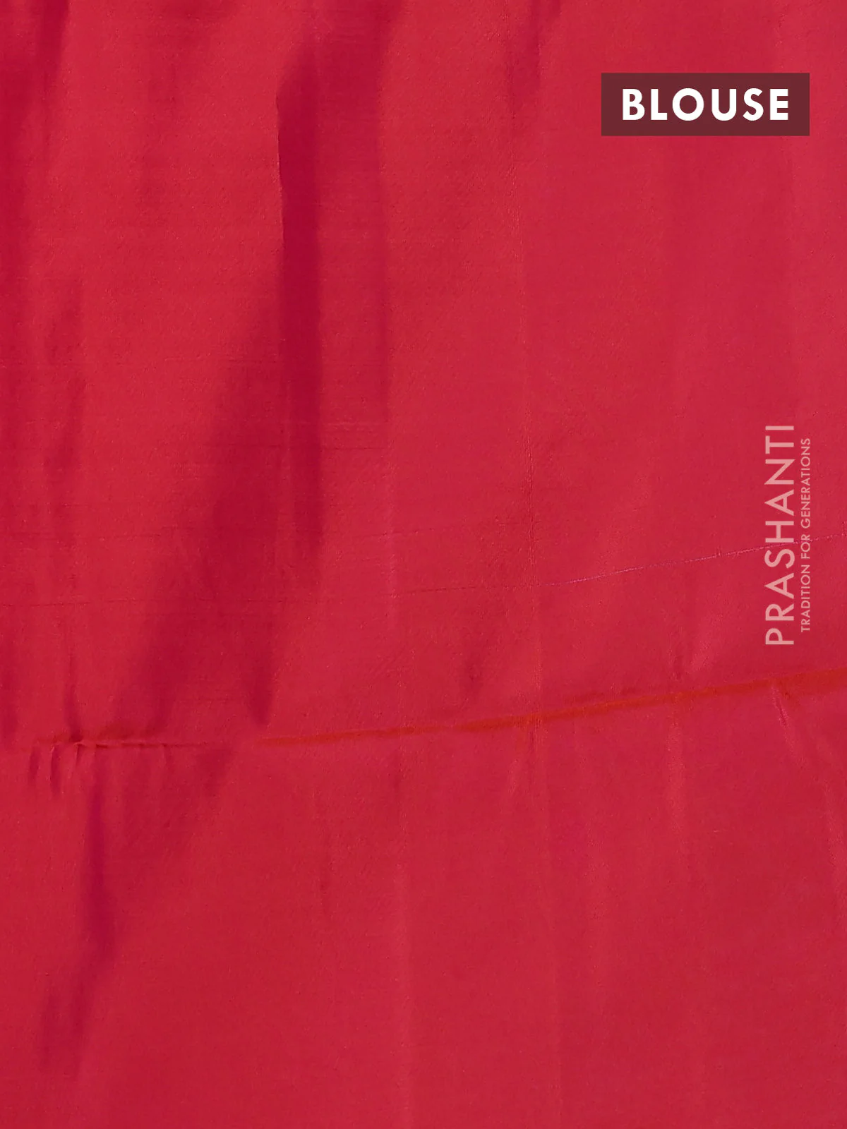 Kanchipuram soft silk saree cs blue and dual shade of pinkish orange with half & half style in borderless style - Image 3
