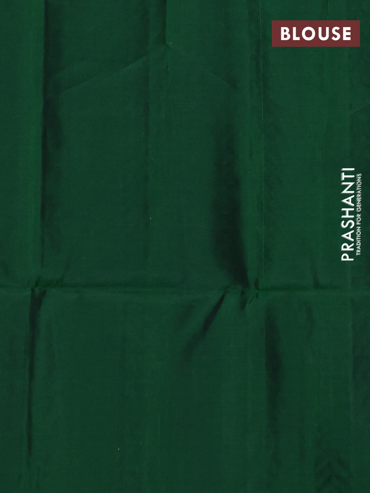 Kanchipuram soft silk saree dark mehendi green and green with allover silver zari weaves and silver zari woven border - Image 3
