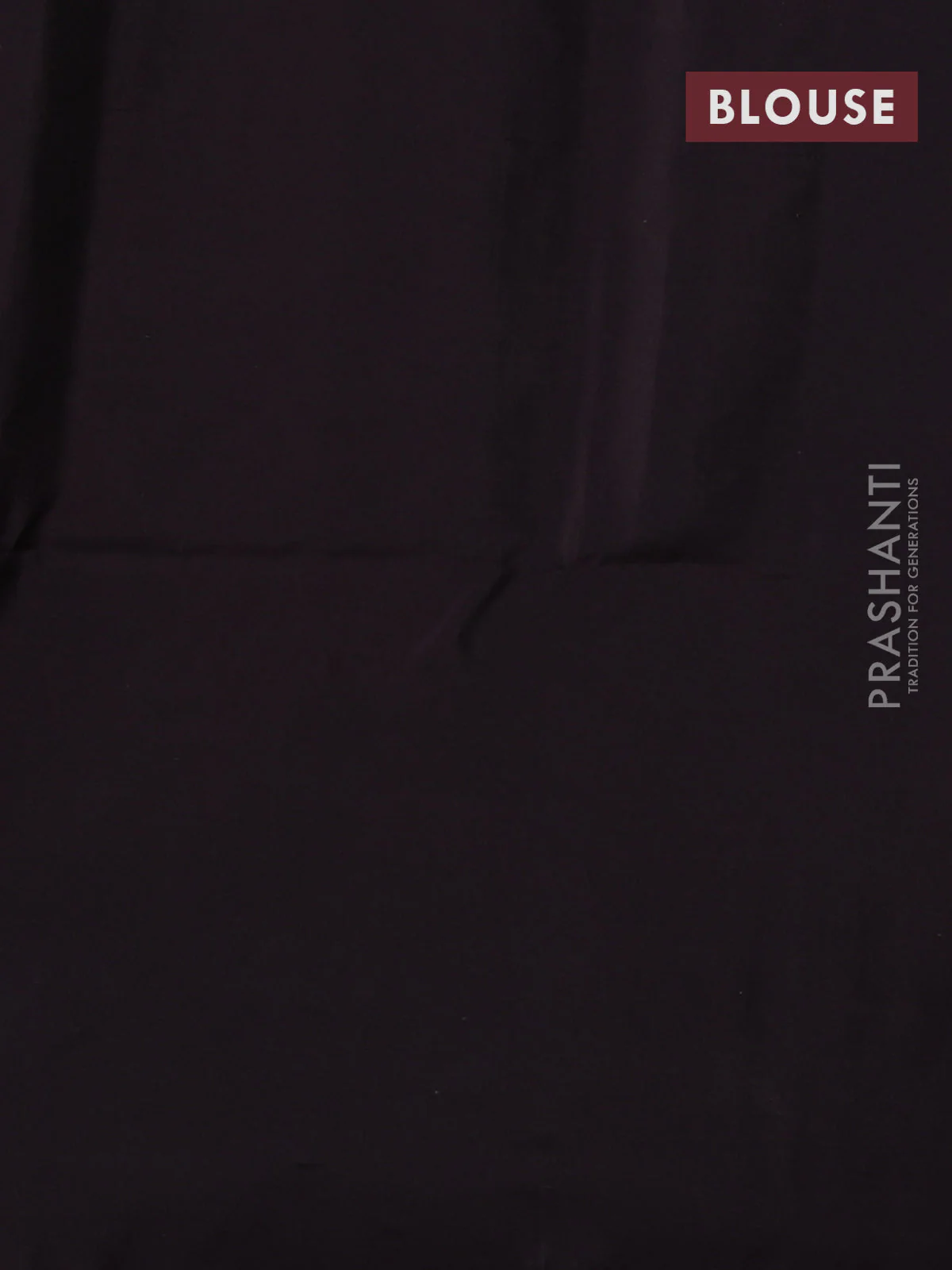 Kanchipuram soft silk saree dark purple and coffee brown with allover zari woven buttas and long zari woven border - Image 3
