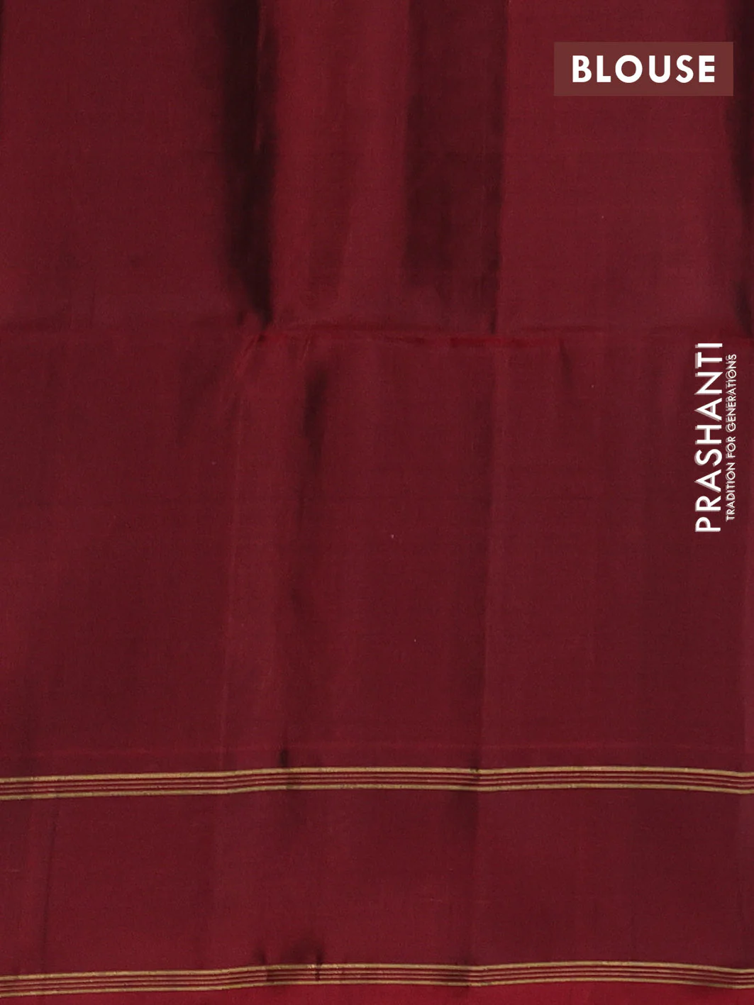 Kanchipuram soft silk saree deep bottle green and maroon with allover zari woven buttas and rettapet zari woven border - Image 3