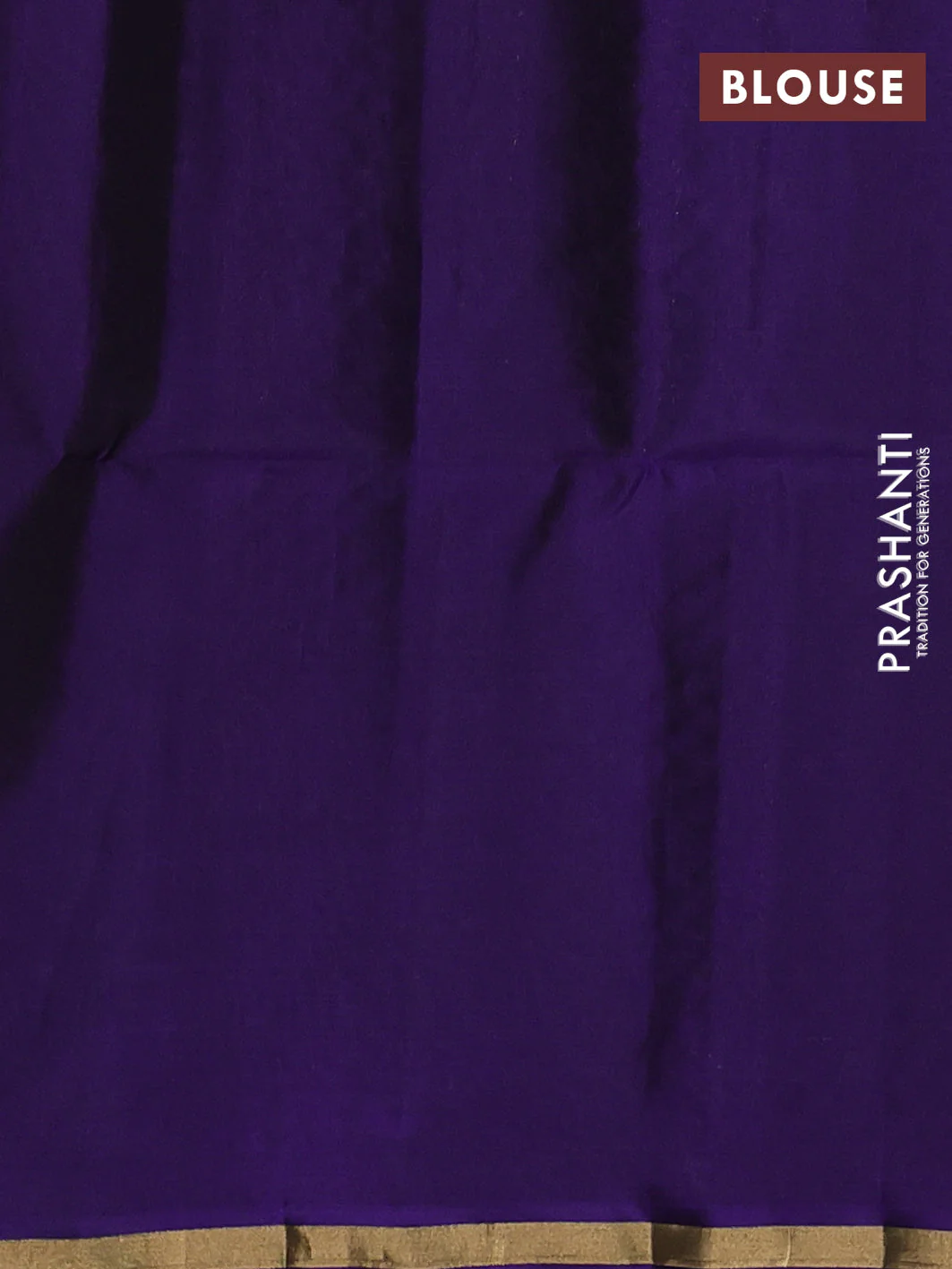 Kanchipuram soft silk saree deep maroon and violet with zari woven buttas and zari woven border - Image 3