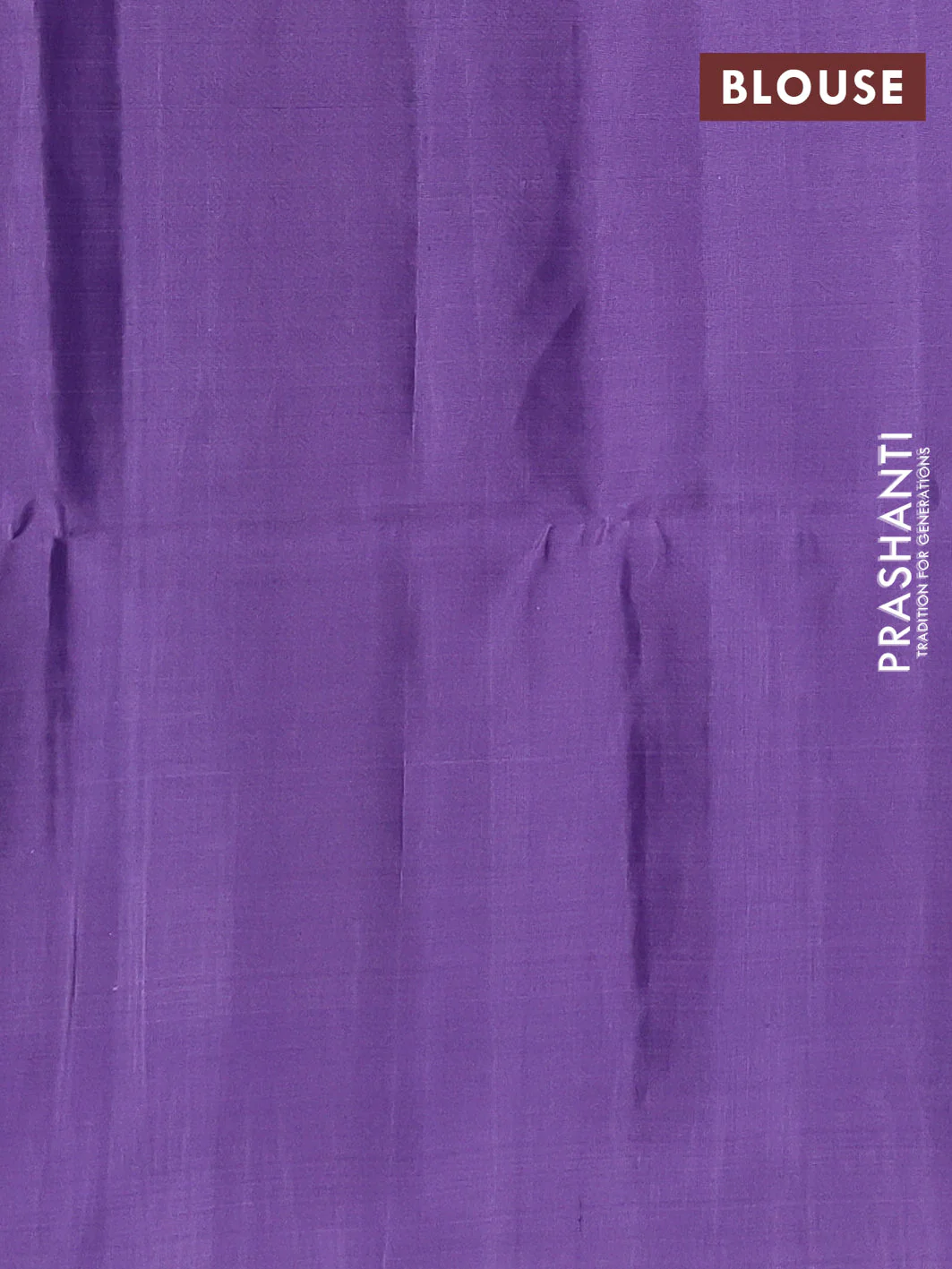 Kanchipuram soft silk saree dual shade of blue and lavender with zari woven buttas and zari woven butta border - Image 3