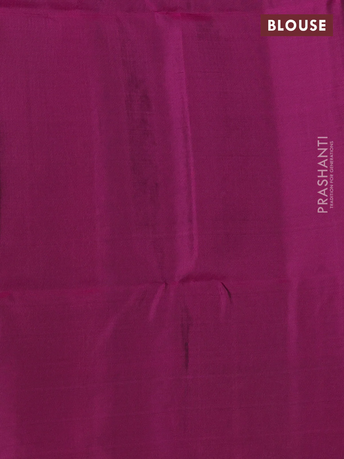 Kanchipuram soft silk saree green and magenta pink with allover zari stripes & buttas and long zari woven border - Image 3