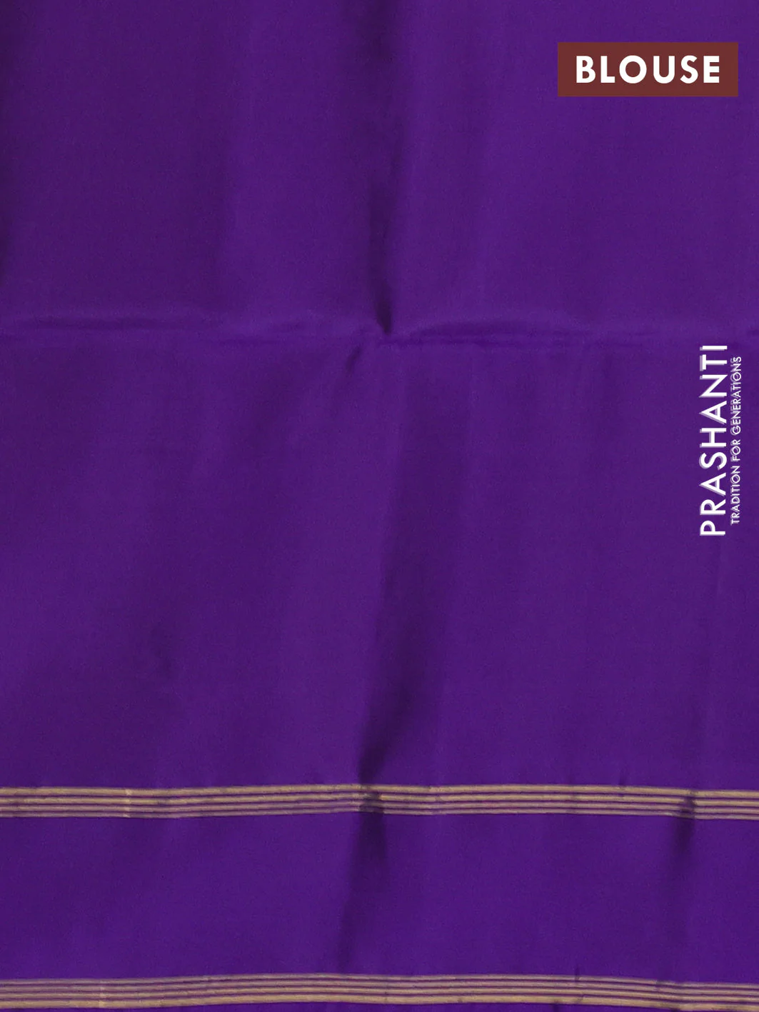 Kanchipuram soft silk saree green shade and violet with zari woven buttas and rettapet zari woven border - Image 3
