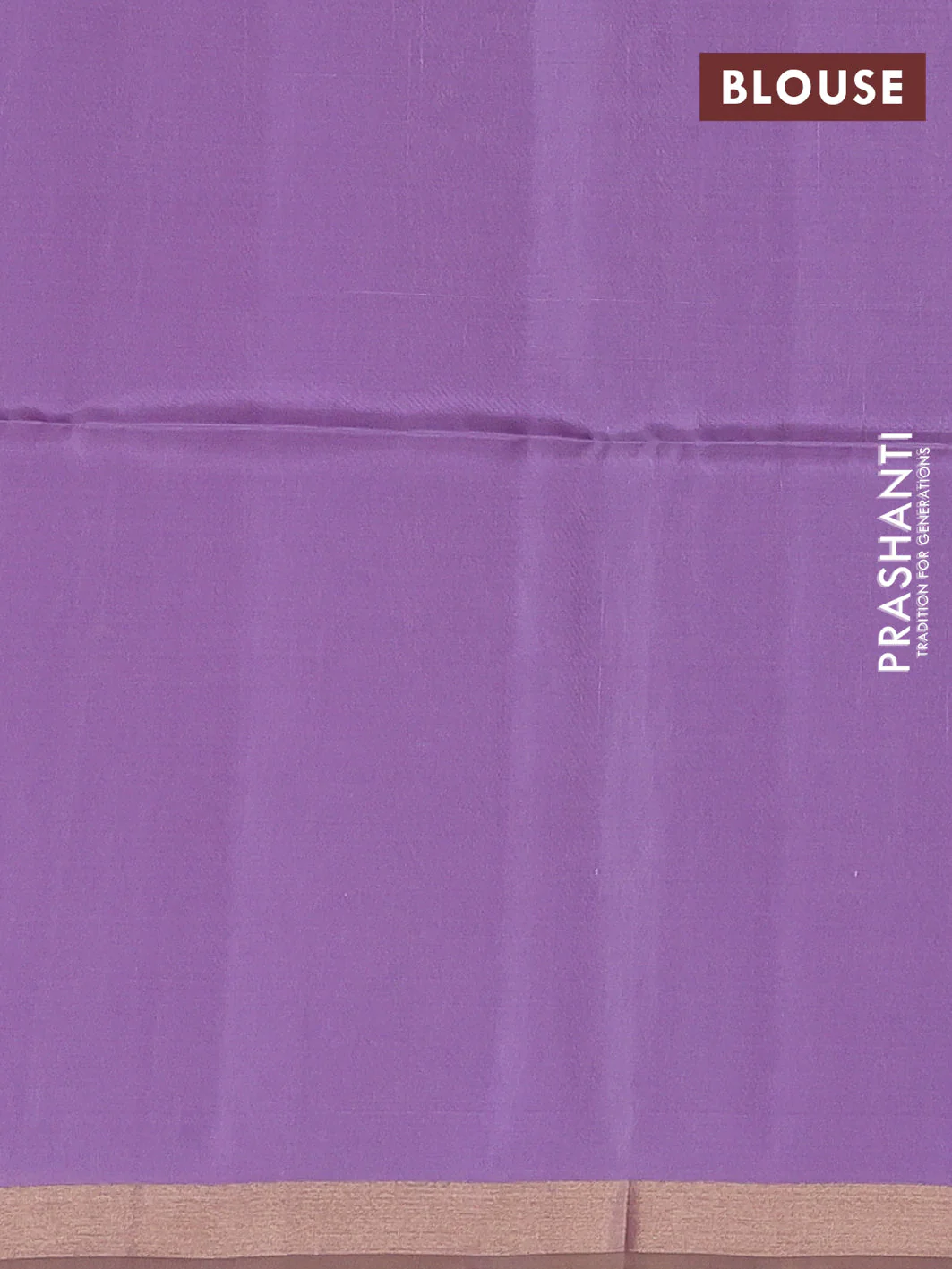 Kanchipuram soft silk saree lavender with zari woven buttas and zari woven border - Image 3