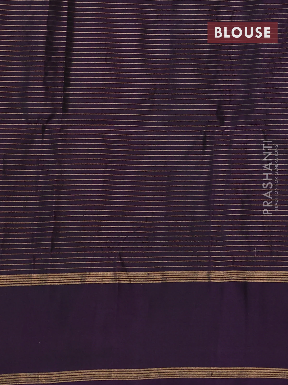 Kanchipuram soft silk saree mehendi green and deep purple with allover zari checked pattern and rettapet zari woven border - Image 3