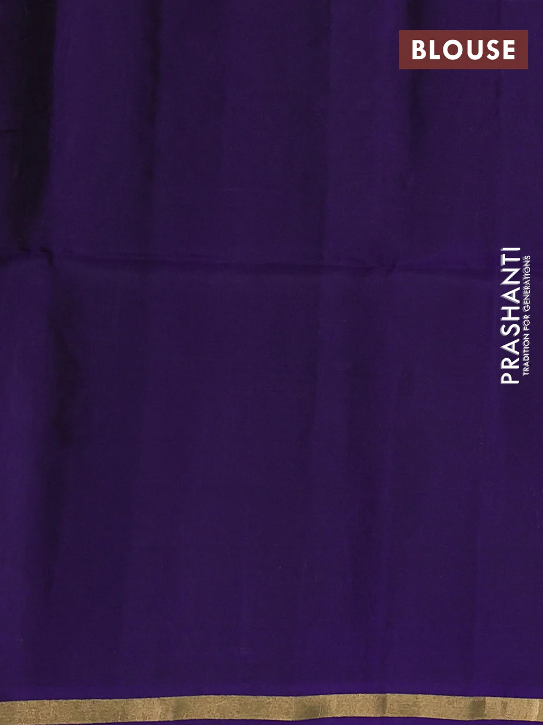 Kanchipuram soft silk saree mehendi green and violet with zari woven buttas and zari woven border - Image 3