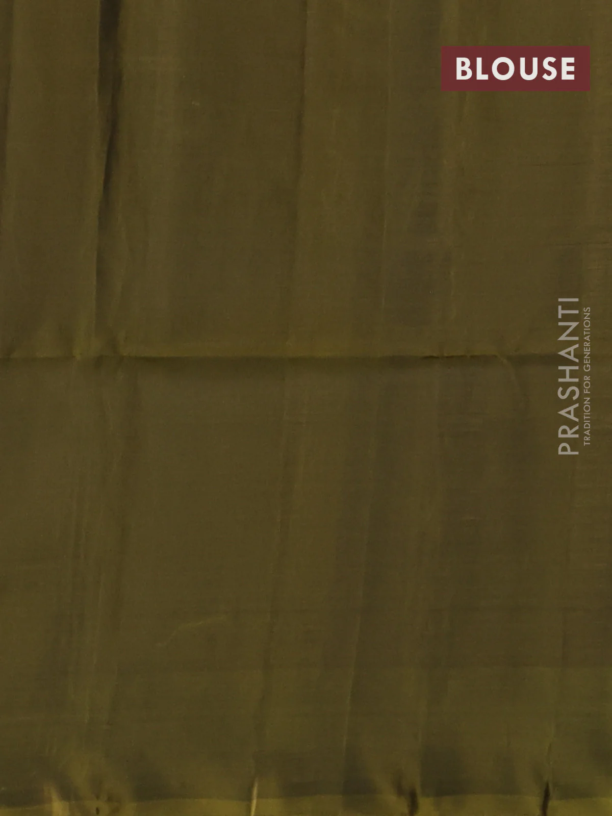 Kanchipuram soft silk saree navy blue and mehendi green with zari woven buttas and zari woven butta border - Image 3