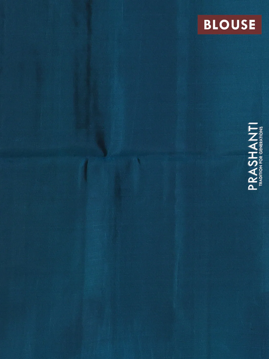 Kanchipuram soft silk saree navy blue and peacock green with zari woven buttas and zari woven butta border - Image 3