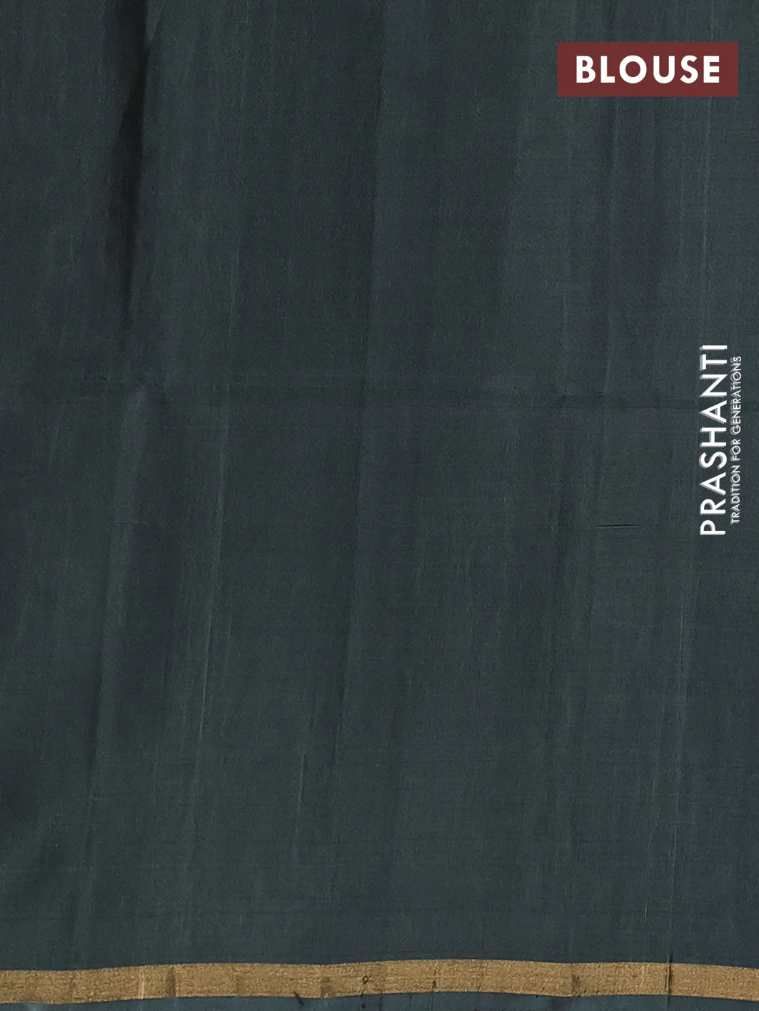 Kanchipuram soft silk saree pastel green with allover zari stripes & buttas and zari woven border - Image 3