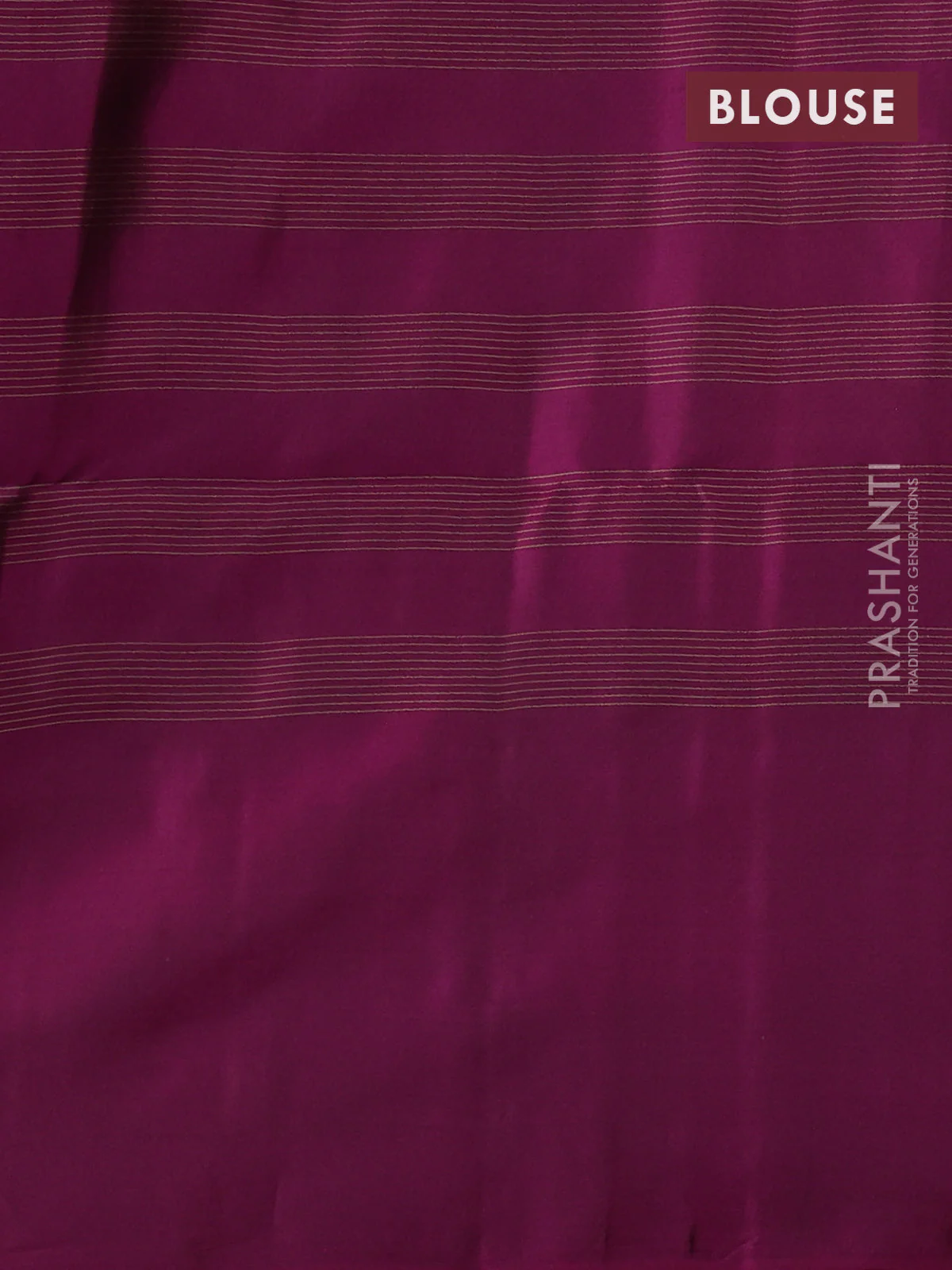 Kanchipuram soft silk saree peacock blue and magenta pink with allover zari checks & buttas and long zari woven border - Image 3
