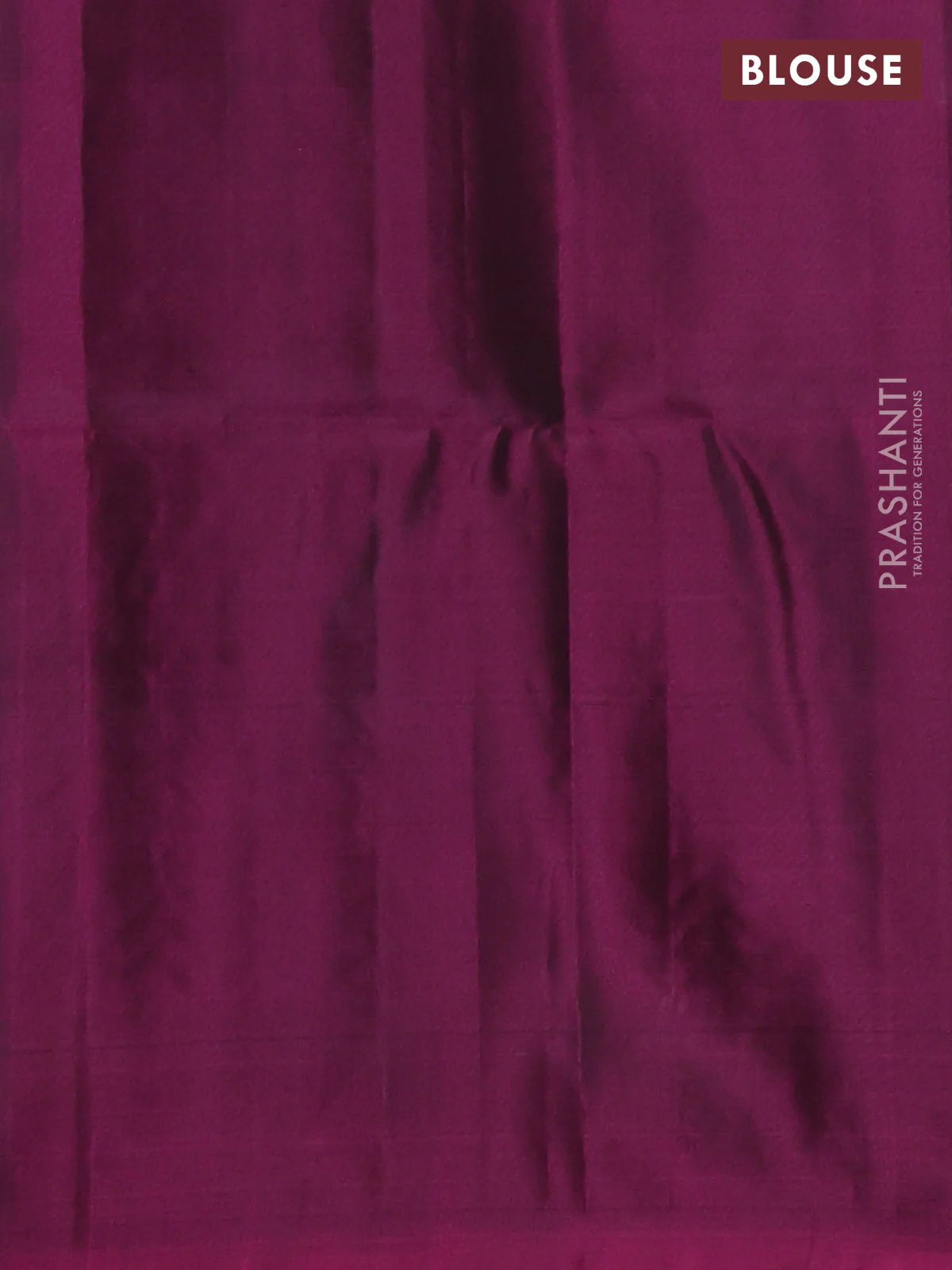 Kanchipuram soft silk saree peacock blue and magenta pink with allover zari stripes & buttas and zari woven border - Image 3
