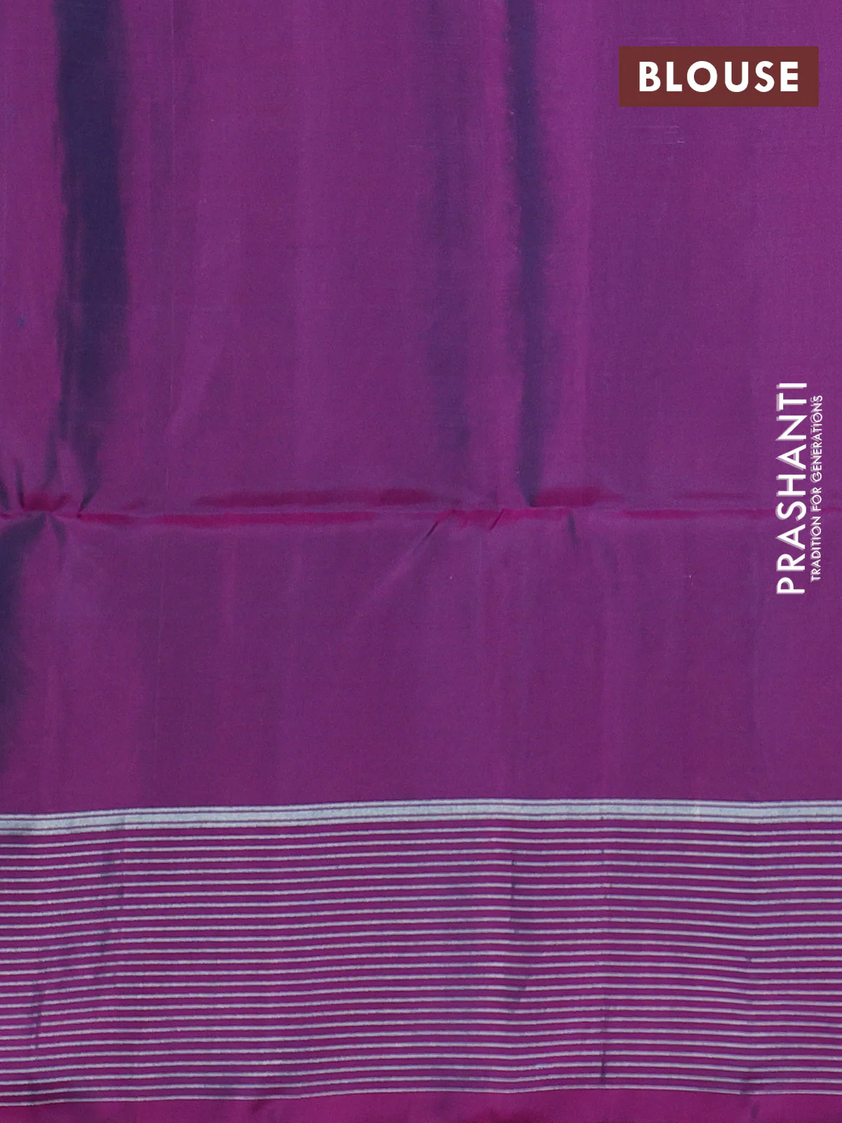 Kanchipuram soft silk saree peacock green and dual shade of magenta with zari woven buttas and zari woven border - Image 3