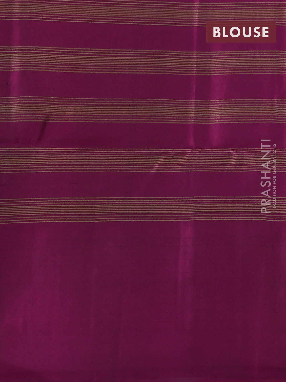 Kanchipuram soft silk saree peacock green and pink with allover zari stripes & buttas and long zari woven butta border - Image 3