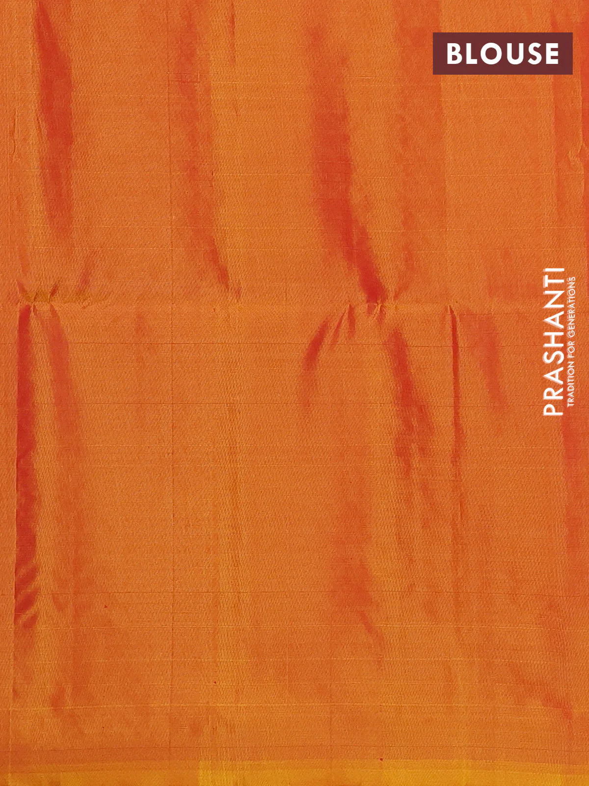 Kanchipuram soft silk saree pink and dual shade of yellow with allover silver zari weaves and silver zari woven border - Image 3