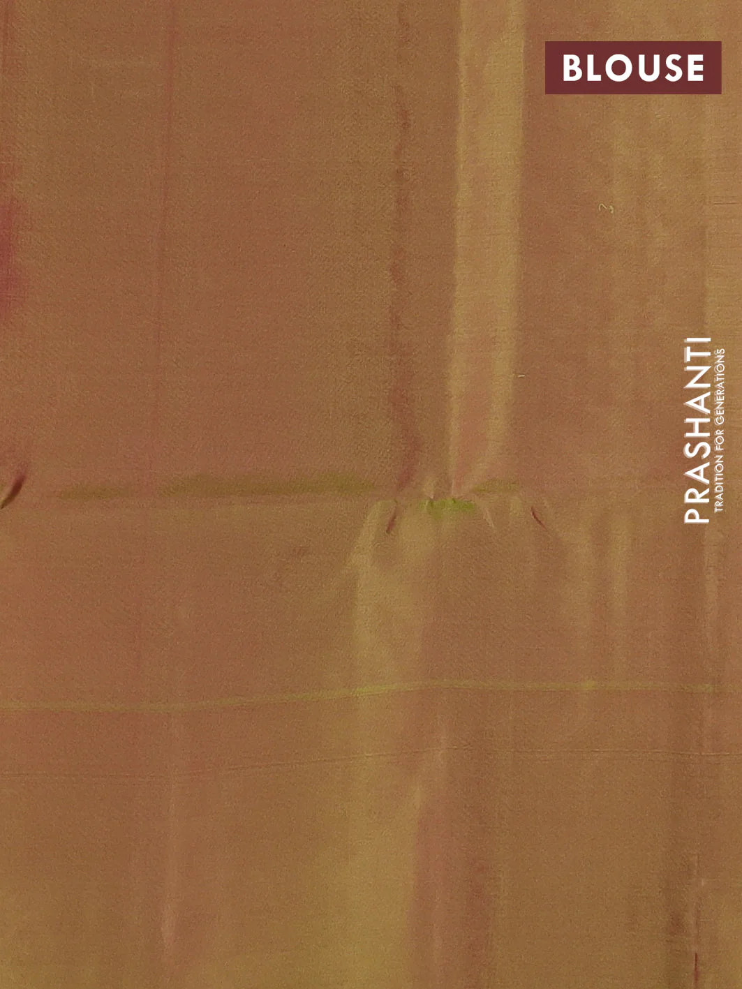 Kanchipuram soft silk saree pink and light green with allover zari woven buttas and long zari woven border - Image 3