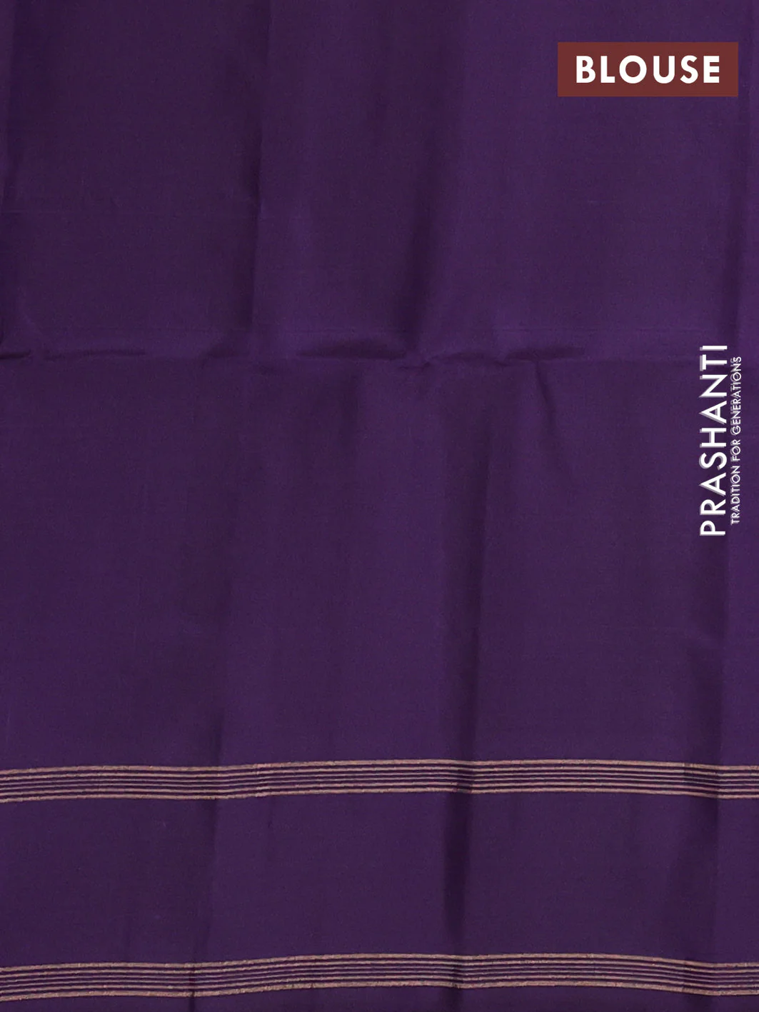 Kanchipuram soft silk saree purple and deep violet with zari woven buttas and rettapet zari woven border - Image 3
