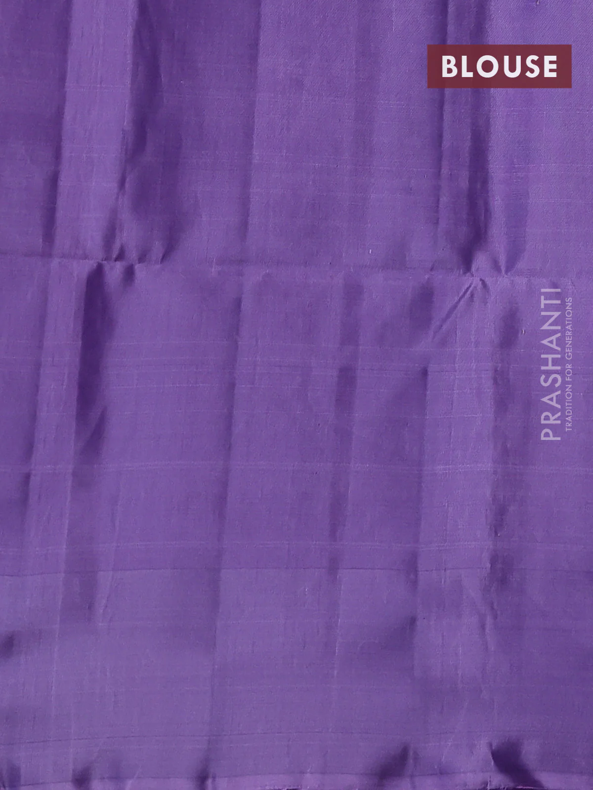 Kanchipuram soft silk saree purple and lavender with zari woven buttas and zari woven border - Image 3