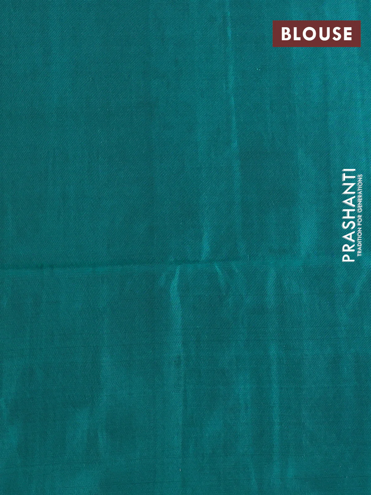 Kanchipuram soft silk saree purple and teal green with zari woven buttas and long zari woven border - Image 3