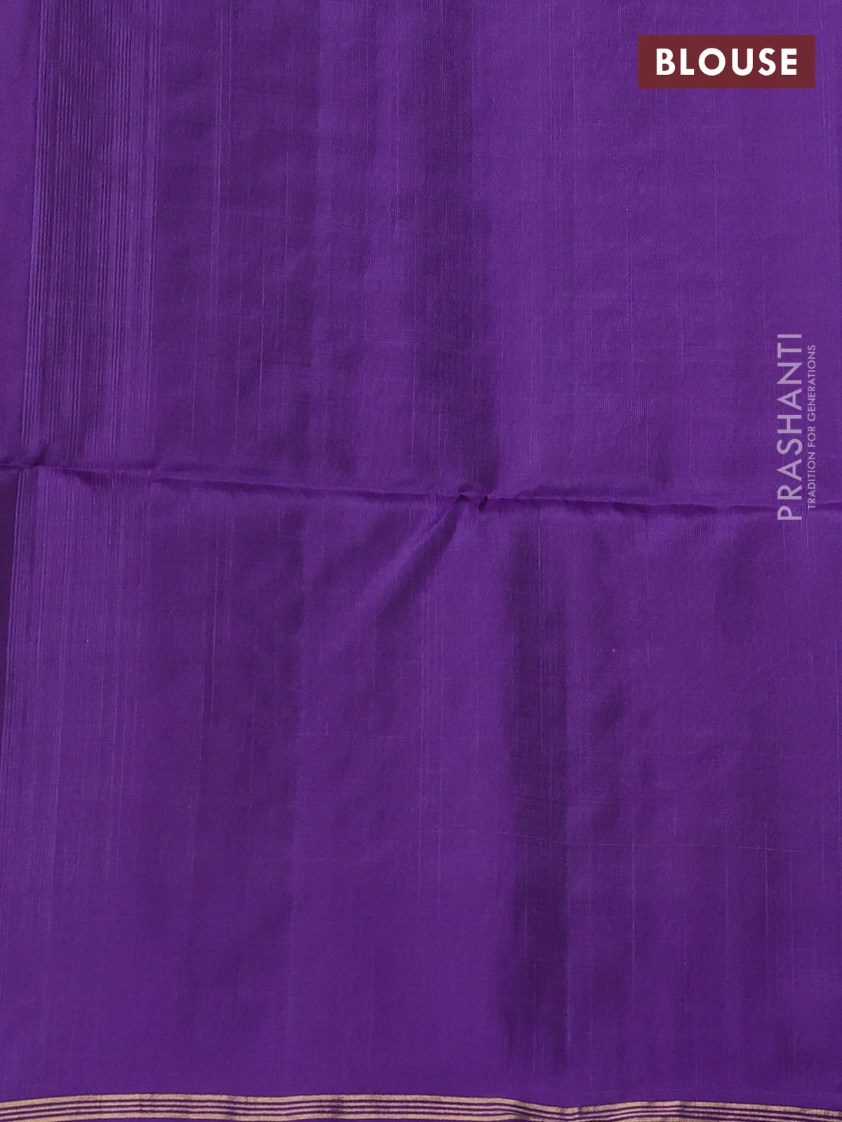Kanchipuram soft silk saree purple and violet with zari woven buttas and zari woven butta border - Image 3