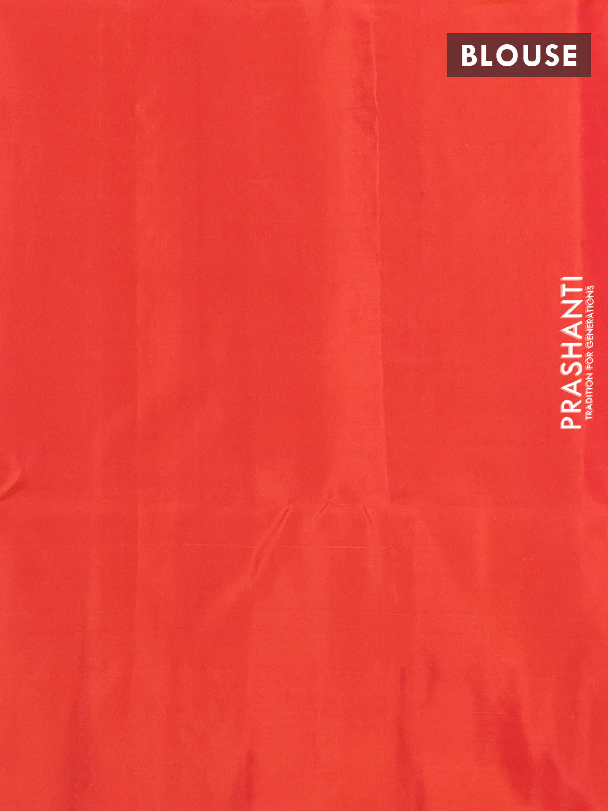 Kanchipuram soft silk saree red and dual shade of orange with zari woven buttas and long zari woven border - Image 3