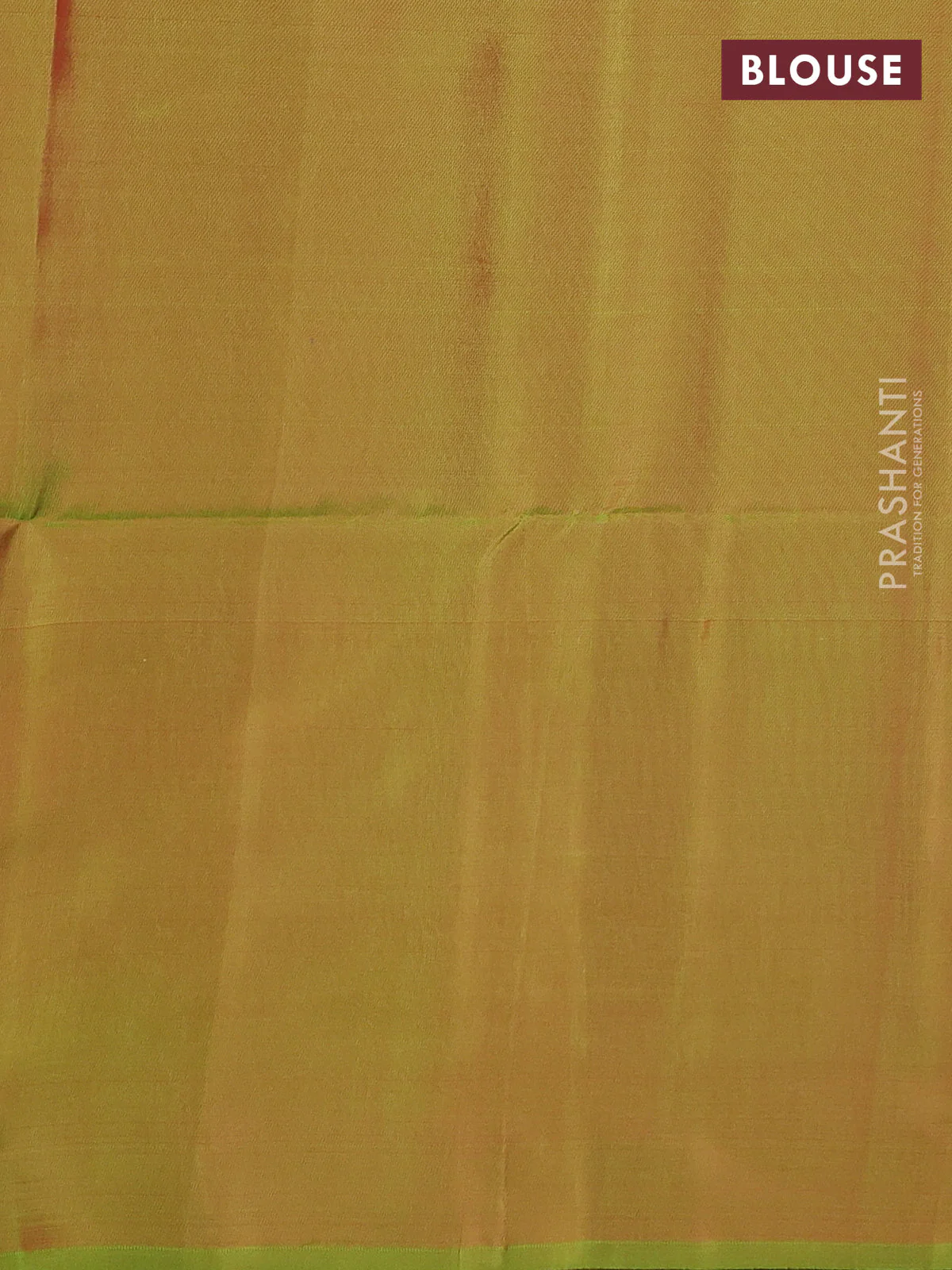 Kanchipuram soft silk saree red and light green with allover zari woven buttas and zari woven border - Image 3