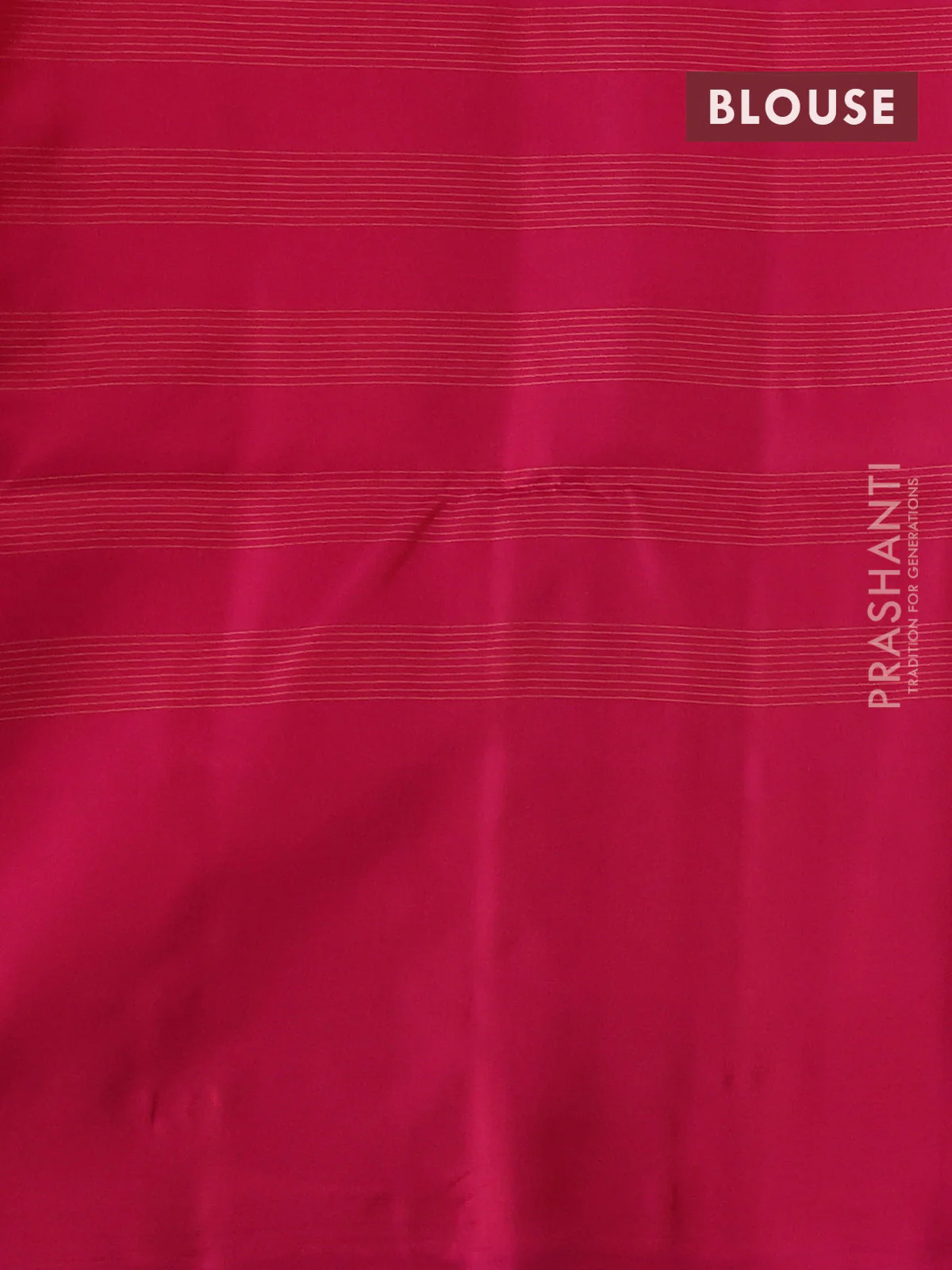 Kanchipuram soft silk saree red and pink with allover zari checks & buttas and long zari woven border - Image 3