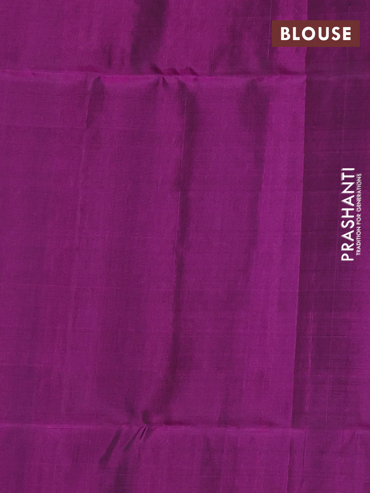 Kanchipuram soft silk saree rust shade and purple with allover silver zari weaves and silver zari woven border - Image 3