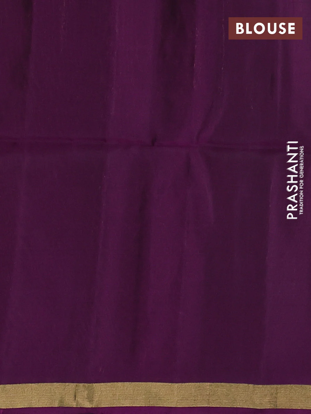 Kanchipuram soft silk saree rustic orange and purple with zari woven buttas and zari woven butta border - Image 3