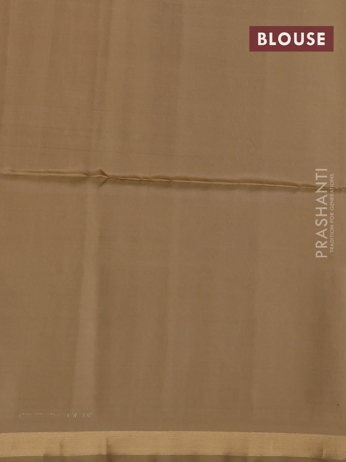 Kanchipuram soft silk saree sandal with allover zari woven buttas and zari woven border - Image 3
