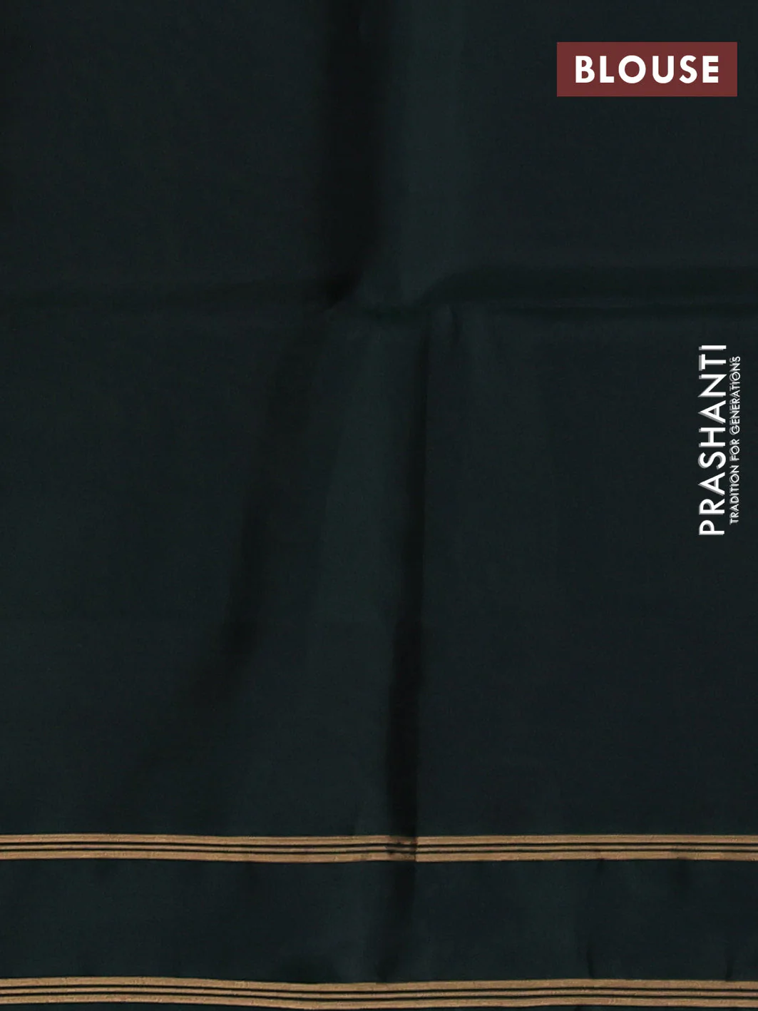 Kanchipuram soft silk saree sap green and bottle green with zari woven buttas and rettapet zari woven border - Image 3