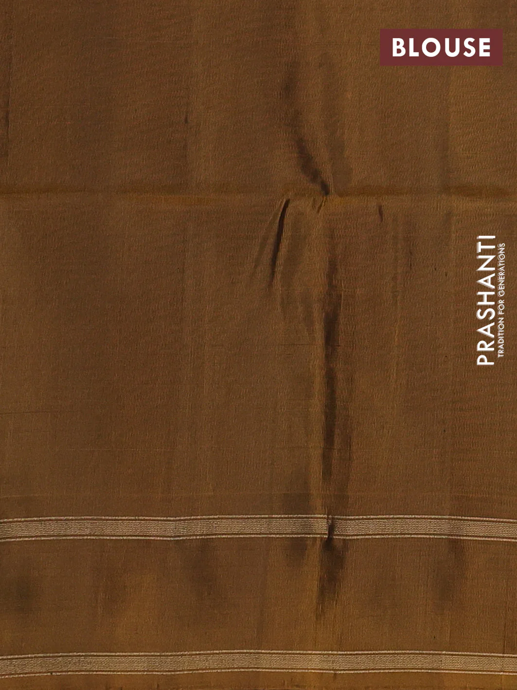 Kanchipuram soft silk saree violet and dark mustard with zari woven buttas and rettapet zari woven border - Image 3