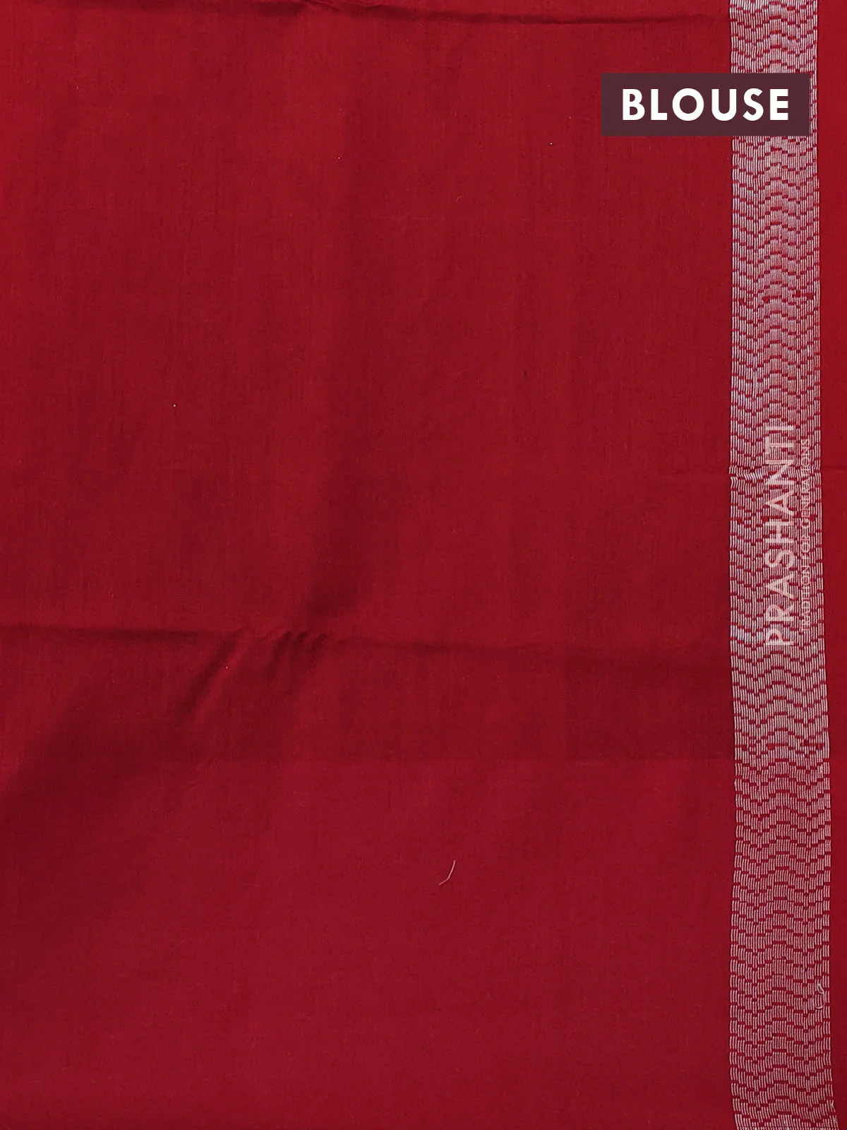 Kora jamdhani silk saree purple and maroon with allover jamdhani weaves and zari woven border - Image 3