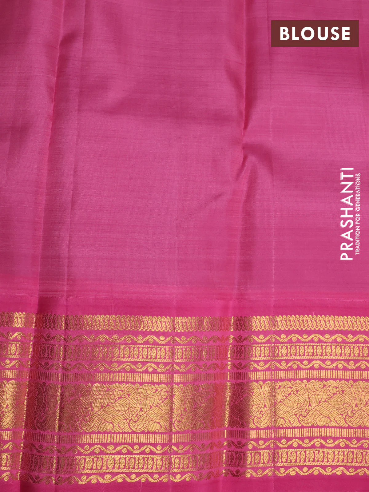 Kora kanchipuram silk saree pastel green and light pink with silver zari woven buttas and rich zari woven korvai border - Image 4