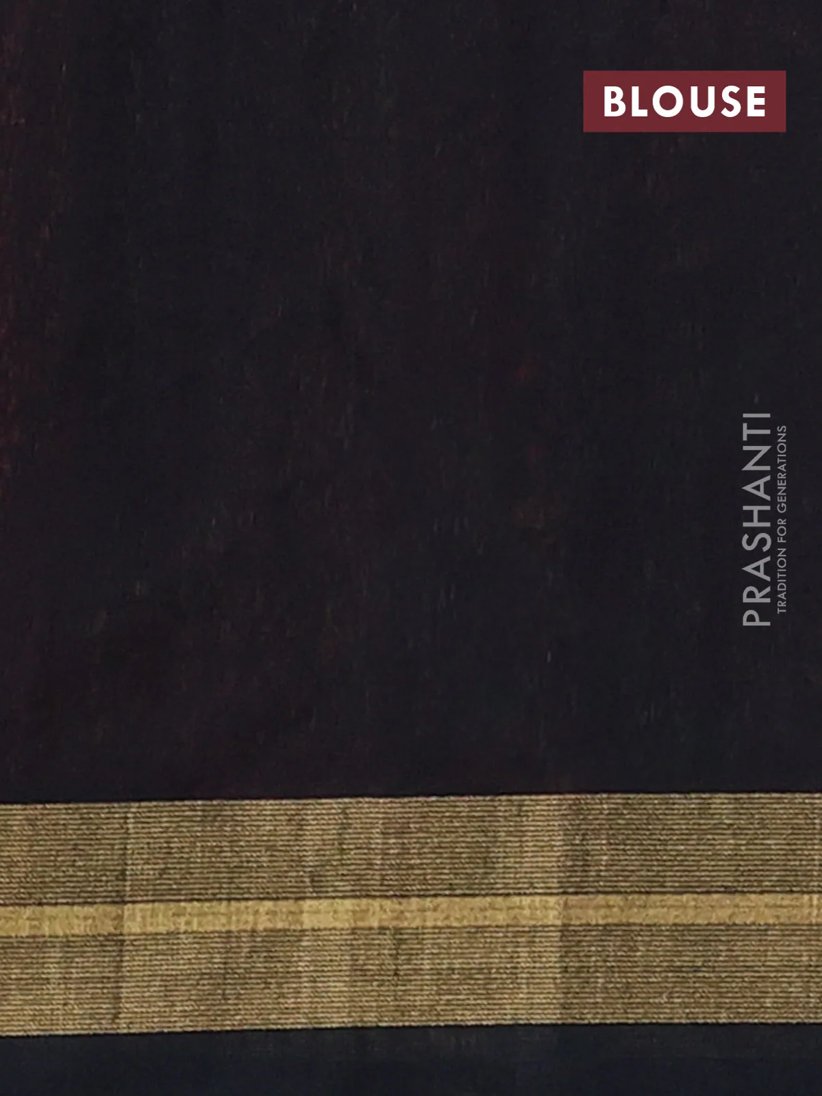 Kora silk cotton saree pink and black with thread & zari woven buttas and zari woven simple border - Image 3