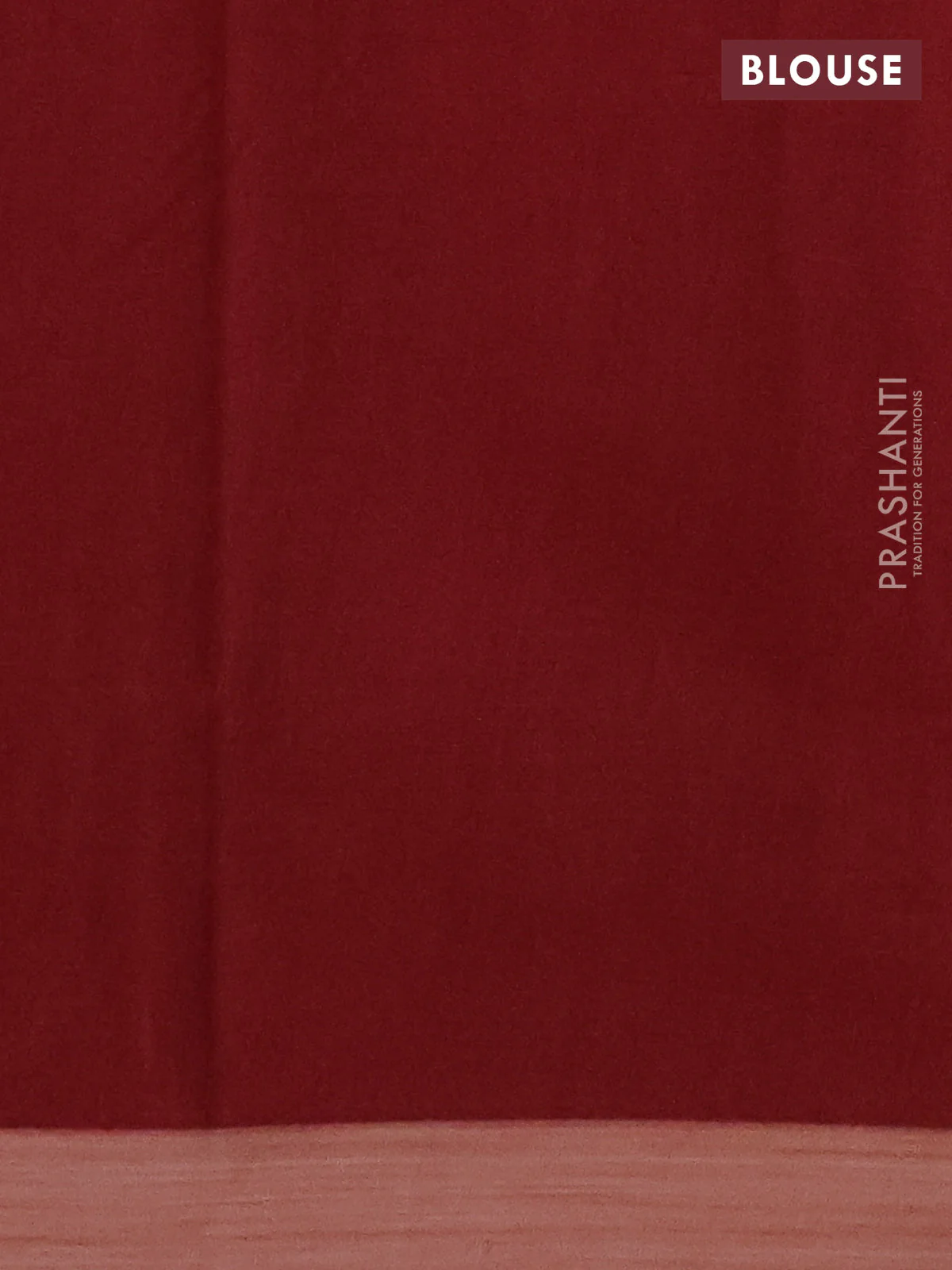 Kota silk cotton saree black and maroon with allover block prints and simple border - Image 3
