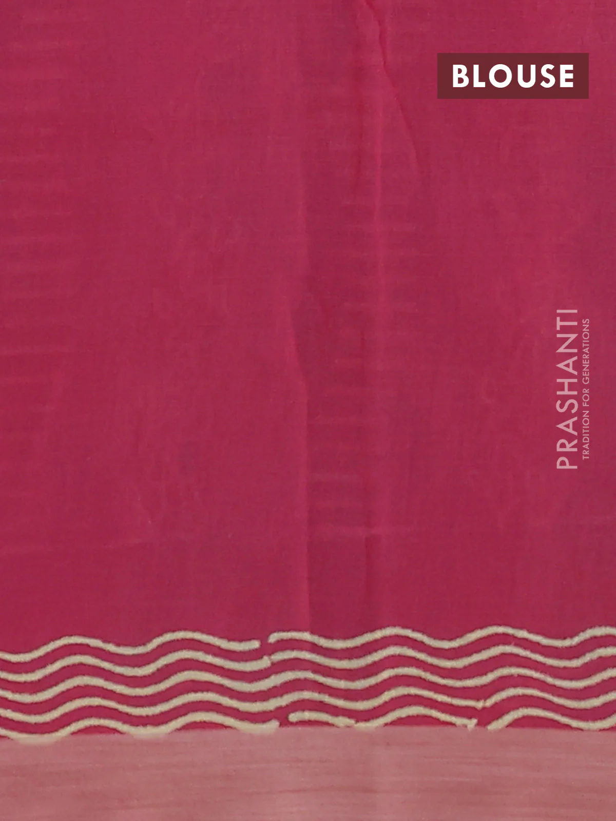 Kota silk cotton saree light blue and peach pink shade with allover block prints and simple border - Image 3