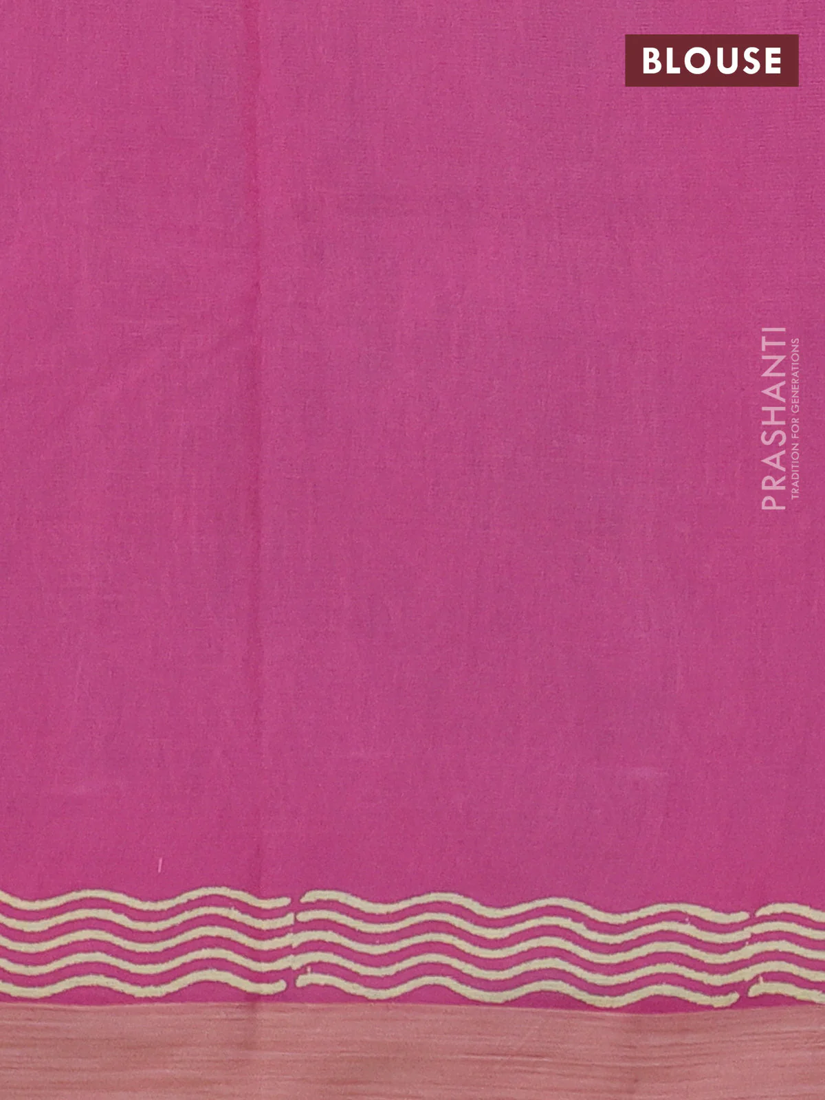 Kota silk cotton saree teal blue and light pink with allover block prints and simple border - Image 3