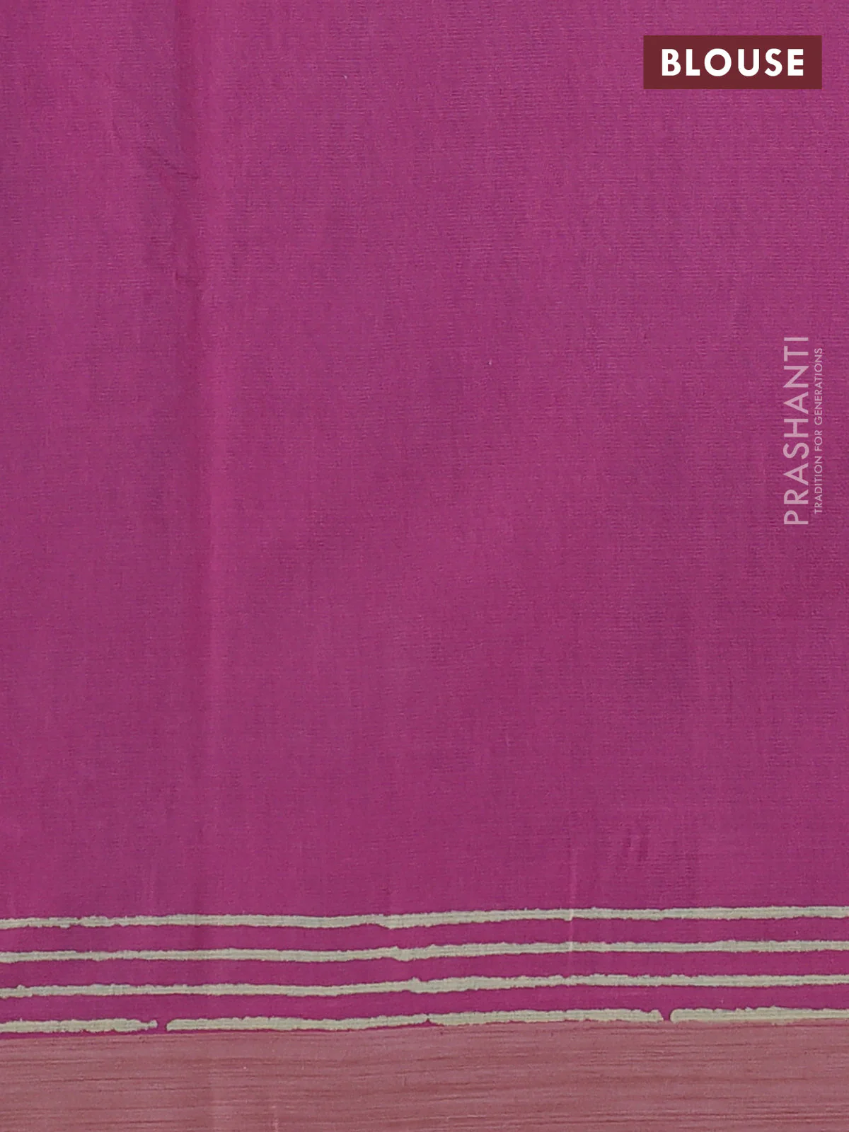 Kota silk cotton saree teal blue and pink with allover block prints and simple border - Image 3