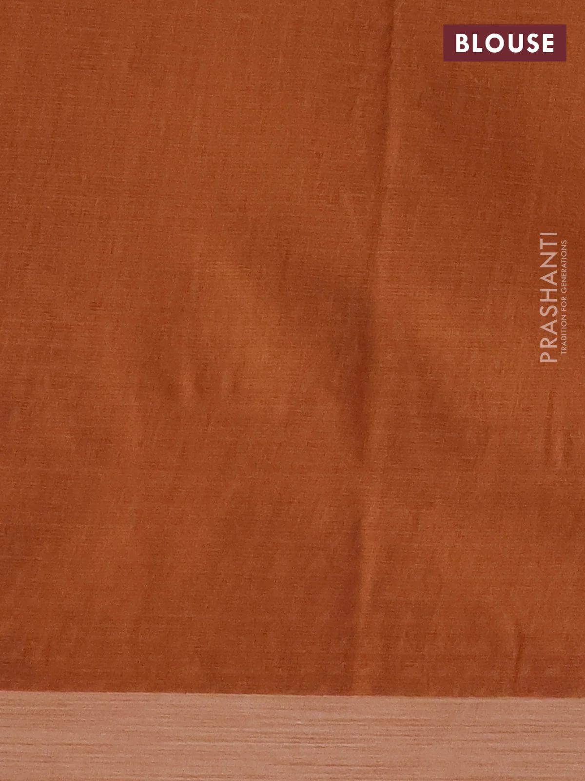 Kota silk cotton saree wine shade and rust shade with butta block prints and printed border - Image 3