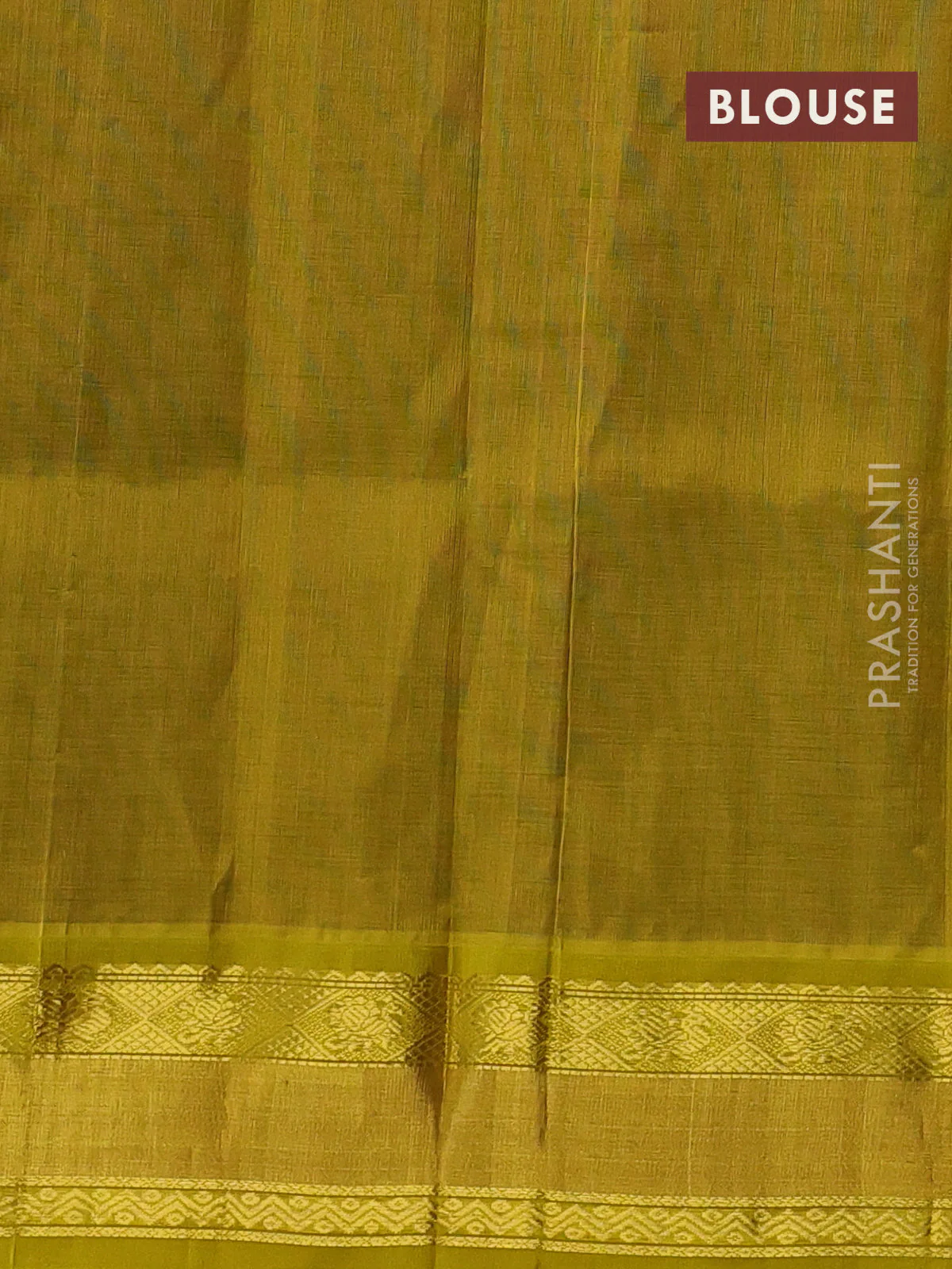 Kuppadam silk cotton saree deep maroon and lime yellow with annam zari woven buttas and rettapet zari woven border - Image 3