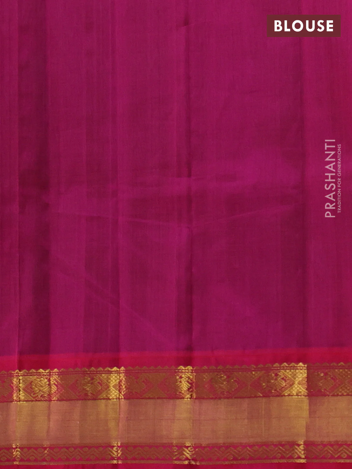 Kuppadam silk cotton saree green and pink with annam zari woven buttas and zari woven korvai border - Image 3