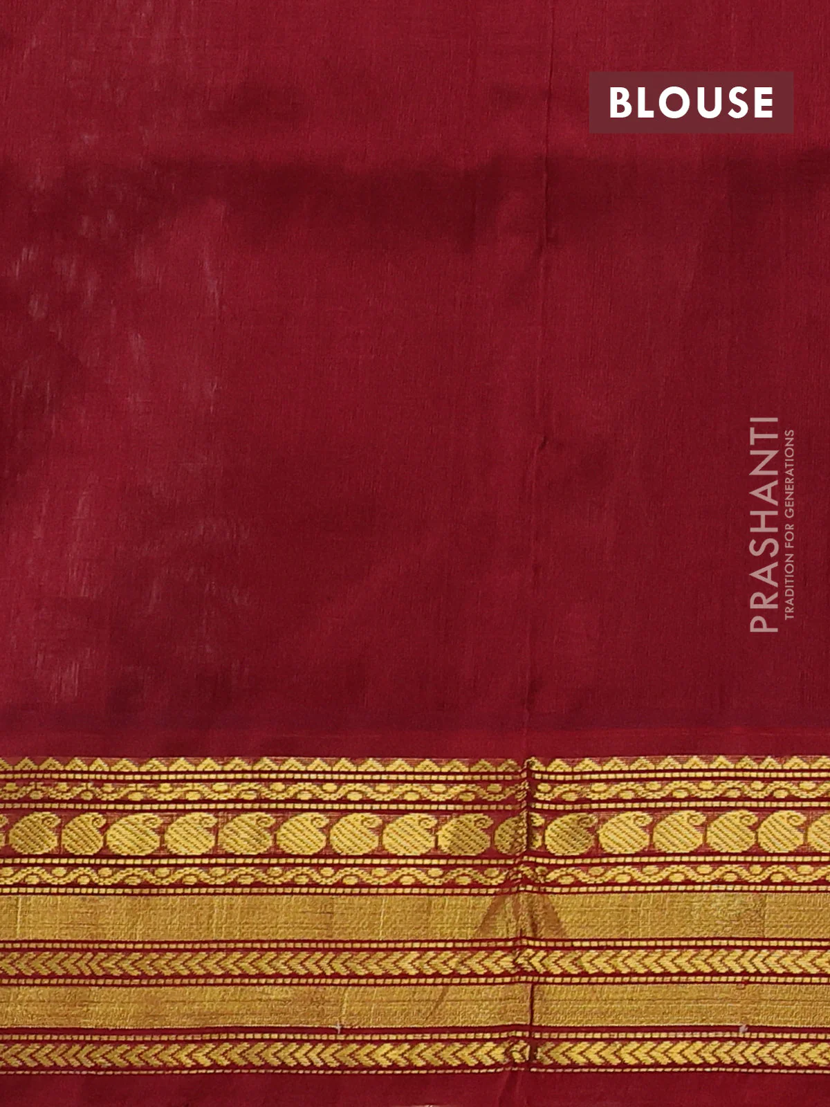 Kuppadam silk cotton saree grey and maroon with paisley zari woven buttas and zari woven korvai border - Image 3