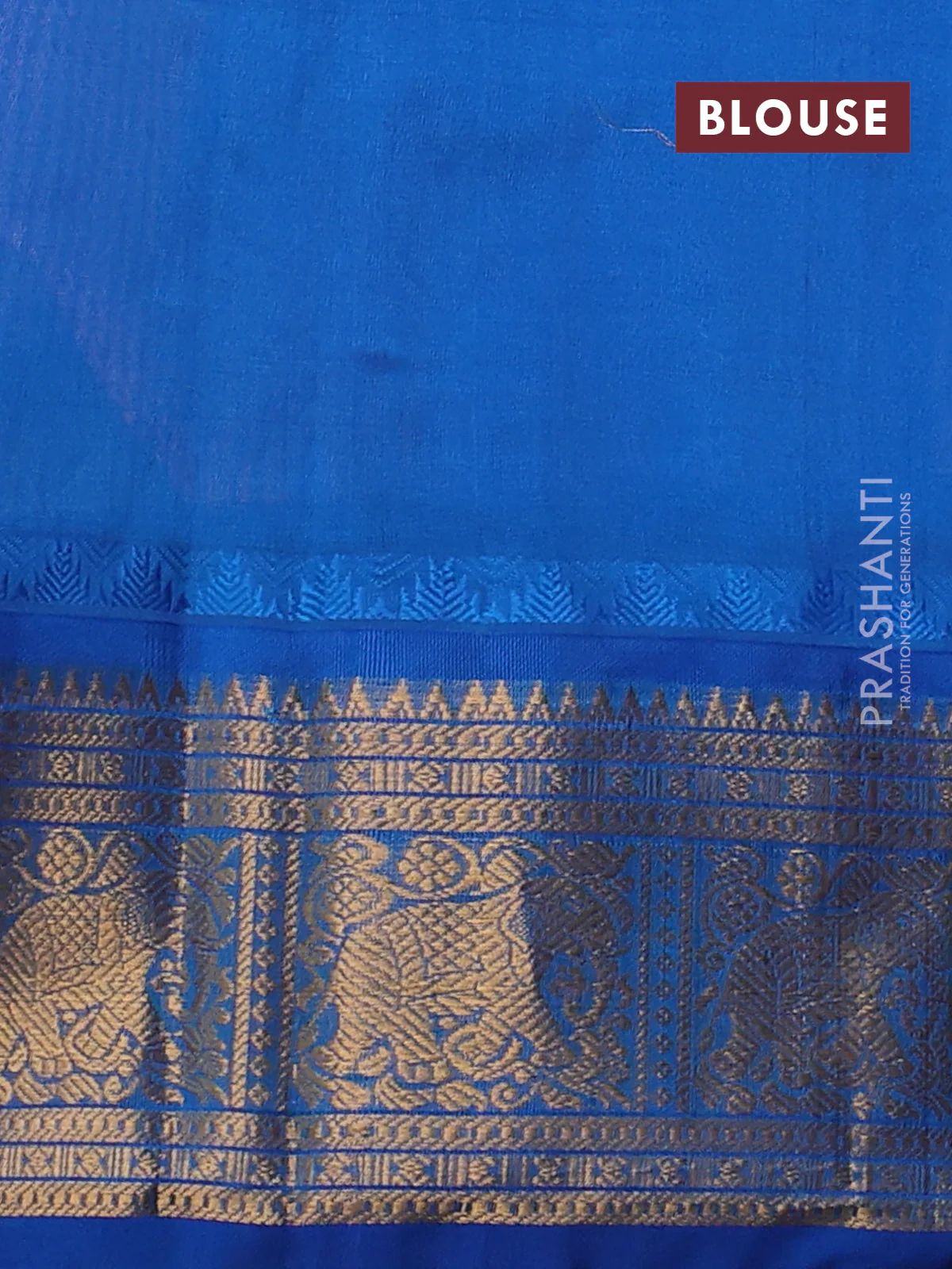 Kuppadam silk cotton saree light pink and cs blue with allover lakshadeepam weaves and temple design zari woven border - Image 3
