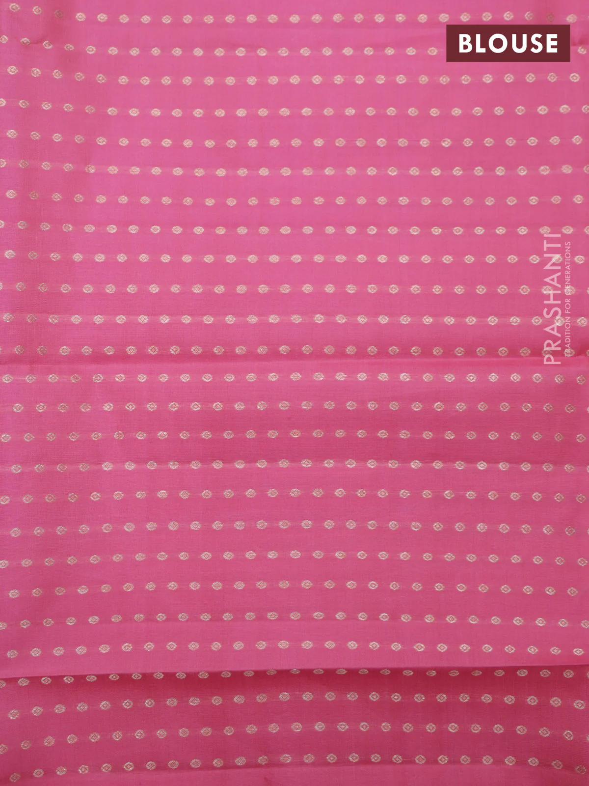 Lavender-Peach Pink Pure kanchipuram silk saree With Allover zari checked pattern - Image 6