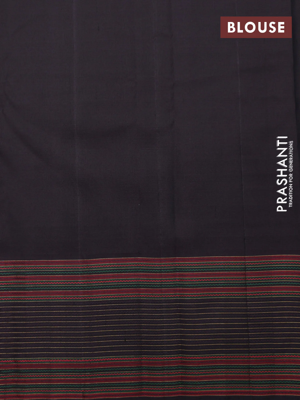Light Blue-Deep jamun Pure Kanchipuram silk saree With Allover zari checked pattern - Image 6