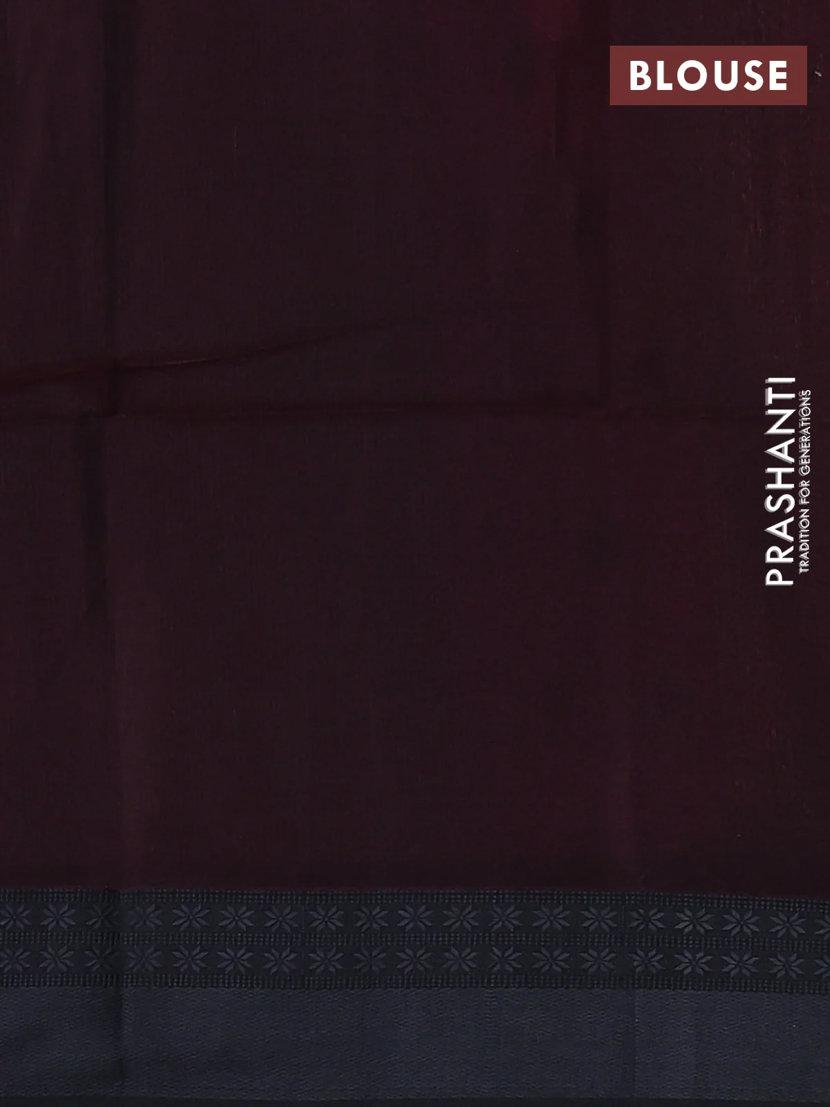 Maheshwari silk cotton saree pink and black with thread woven buttas and thread woven border - Image 3