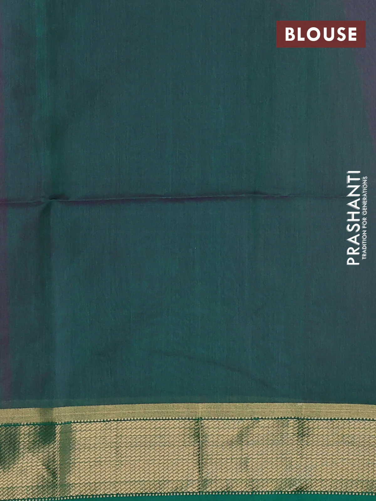 Maheshwari silk cotton saree pink and green with zari weaves & buttas and zari woven border - Image 3