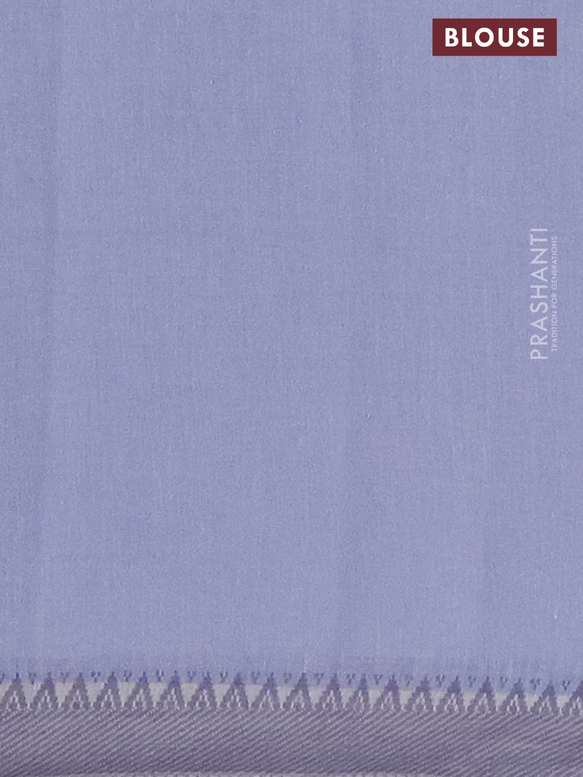 Mangalgiri cotton saree baby pink and off white grey with allover floral prints and thread woven border - Image 4